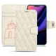 Custodia in pelle Apple iPhone 11 - Blanc escumo - Couture