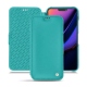 Capa em pele Apple iPhone 11 - Bleu fluo