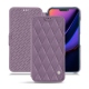 Apple iPhone 11 leather case - Lilas - Couture ( Nappa - Pantone 2645U ) 