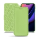 Lederschutzhülle Apple iPhone 11 - Vert olive PU