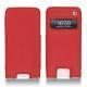Apple iPhone 5 leather case - Tomate ( Pantone 187C ) 