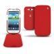 Samsung GT-i9300 Galaxy S III  leather case - Tomate ( Pantone 187C ) 