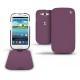 Samsung GT-i9300 Galaxy S III  leather case - Lie de vin ( Pantone 5115C ) 