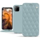 Funda de piel Apple iPhone 11 Pro Max - Bleu ciel - Couture ( Nappa - Pantone 277C ) 