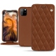 가죽 커버 Apple iPhone 11 Pro Max - Marron - Couture ( Nappa - Pantone 1615C ) 
