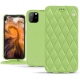 Housse cuir Apple iPhone 11 Pro Max - Vert olive - Couture ( Nappa - Pantone 578U ) 