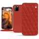Capa em pele Apple iPhone 11 Pro Max - Papaye - Couture ( Pantone 180C ) 