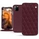 Capa em pele Apple iPhone 11 Pro Max - Lie de vin - Couture ( Pantone 5115C ) 