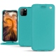 Capa em pele Apple iPhone 11 Pro Max - Bleu fluo