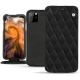 Custodia in pelle Apple iPhone 11 Pro Max - Negre poudro - Couture