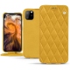 Custodia in pelle Apple iPhone 11 Pro Max - Jaune soulèu - Couture