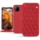 Apple iPhone 11 Pro Max leather case - Rouge troupelenc - Couture