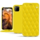 Apple iPhone 11 Pro Max leather case - Jaune fluo - Couture