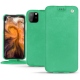 가죽 커버 Apple iPhone 11 Pro Max - Menthe vintage ( Pantone 562C ) 