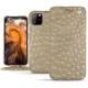 Capa em pele Apple iPhone 11 Pro Max - Autruche desert
