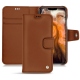Custodia in pelle Apple iPhone 11 Pro Max - Marron ( Nappa - Pantone 1615C ) 