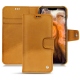 Apple iPhone 11 Pro Max leather case - Or Maïa ( Pantone 871C ) 