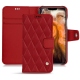 Funda de piel Apple iPhone 11 Pro Max - Rouge - Couture ( Nappa - Pantone 199C ) 