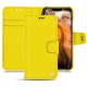 Capa em pele Apple iPhone 11 Pro Max - Jaune fluo