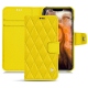 Lederschutzhülle Apple iPhone 11 Pro Max - Jaune fluo - Couture
