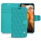 Capa em pele Apple iPhone 11 Pro Max - Bleu fluo - Couture