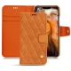 Housse cuir Apple iPhone 11 Pro Max - Mandarine vintage - Couture