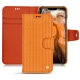Housse cuir Apple iPhone 11 Pro Max - Abaca arancio