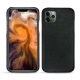 Apple iPhone 11 Pro Max leather cover - Dark vintage ( Roughtcut - Black#5256 ) 