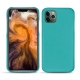 Funda de piel Apple iPhone 11 Pro Max - Bleu fluo