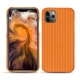 Capa em pele Apple iPhone 11 Pro Max - Abaca arancio