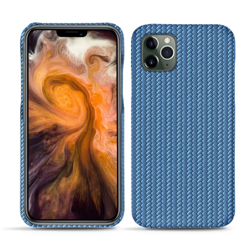 Lederschutzhülle Apple iPhone 11 Pro MaxAbaca ishia ( Pantone #395775 ) 