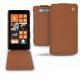 Custodia in pelle Nokia Lumia 820  - Marron ( Nappa - Pantone 1615C ) 
