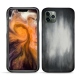 Capa em pele Apple iPhone 11 Pro Max - Gris Patine
