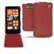 Custodia in pelle Nokia Lumia 820  - Rouge ( Nappa - Pantone 199C ) 