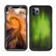 가죽 커버 Apple iPhone 11 Pro Max - Vert Patine