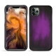 Coque cuir Apple iPhone 11 Pro Max - Violet Patine