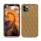 Apple iPhone 11 Pro Max leather cover - Sable vintage - Couture