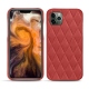 가죽 커버 Apple iPhone 11 Pro Max - Cerise vintage - Couture