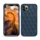 Custodia in pelle Apple iPhone 11 Pro Max - Jean vintage - Couture