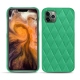 가죽 커버 Apple iPhone 11 Pro Max - Menthe vintage - Couture