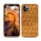 Funda de piel Apple iPhone 11 Pro Max - Or Maïa - Couture