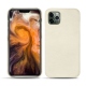 Capa em pele Apple iPhone 11 Pro Max - Blanc escumo