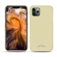 Funda de piel Apple iPhone 11 Pro Max - Beige PU