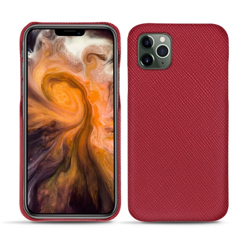 Custodia in pelle Apple iPhone 11 Pro MaxRouge passion ( Pantone #a6192e ) 
