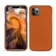 Apple iPhone 11 Pro Max leather cover - Orange vibrant