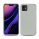 Funda de piel Apple iPhone 11 - Gris ( Nappa - Pantone W428C ) 
