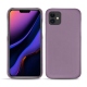 Apple iPhone 11 leather cover - Lilas ( Nappa - Pantone 2645U ) 
