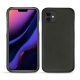Apple iPhone 11 leather cover - Noir ( Nappa - Black ) 