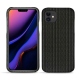 Coque cuir Apple iPhone 11 - Abaca nero