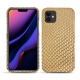 Capa em pele Apple iPhone 11 - Serpent sabbia